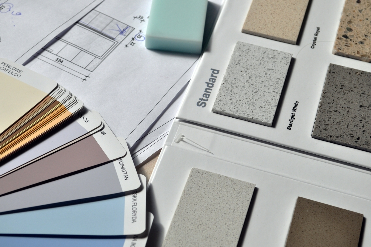 interior design for landed house in KL and Selangor color and Material selection